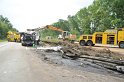 LKW umgestuerzt A 1 Rich Saarbruecken P212